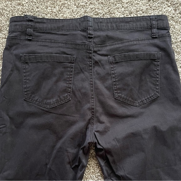 Buffalo David Bitton Daily Mid-Rise Stretch Skinny Ankle Grazer Blk Pants 10/30 - Picture 5 of 14